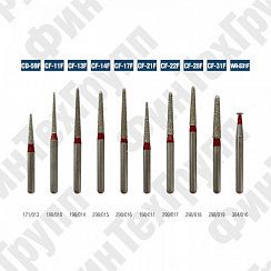 Алмазные боры CD-59F, CF-11F CF-31F, WR-S31F нумерация идентична борам MANI 